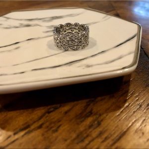 EUC Set of 3 Stackable Rings - Size 8